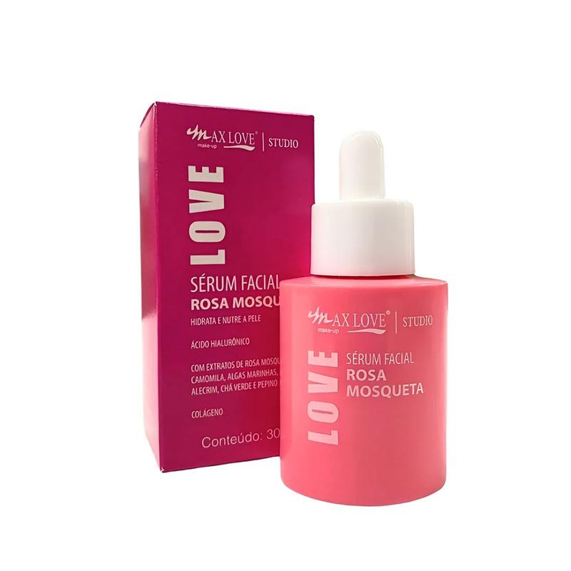 Sérum Facial Rosa Mosqueta Nutre e Hidrata a Pele Max Love - shop